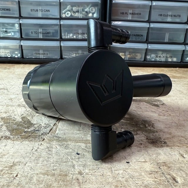 Blemished/Discounted Speedlogix Oil Catch Can 2005 - 2023 Challenger/Charger 392 - Speedlogix