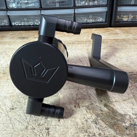 Blemished/Discounted Speedlogix Oil Catch Can 2005 - 2023 Challenger/Charger 392 - Speedlogix