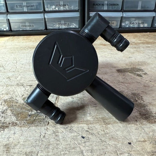 Blemished/Discounted Speedlogix Oil Catch Can 2005 - 2023 Challenger/Charger 5.7L - Speedlogix