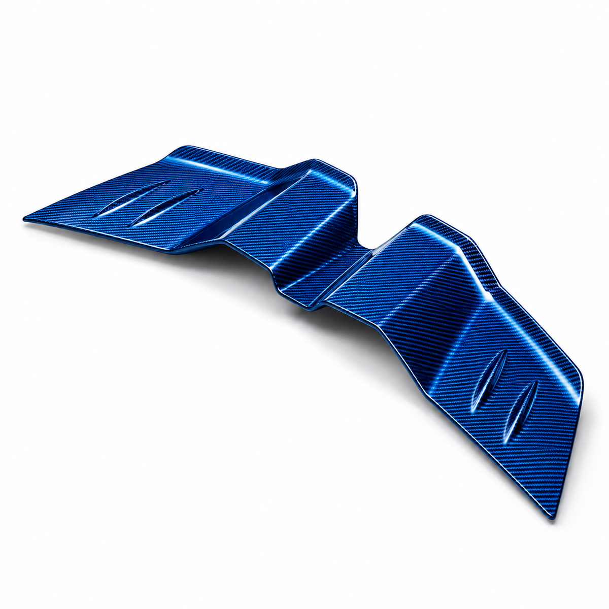 Aggressive Prepreg Blue Carbon Fiber Rear Spoiler Wing for Lamborghini Revuelto
