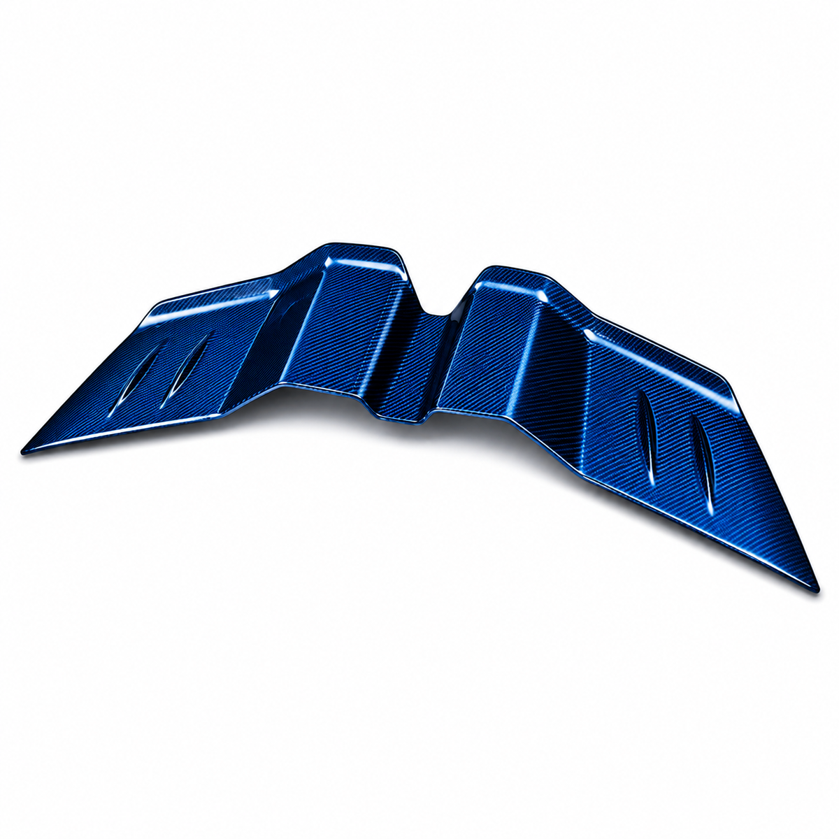 Aggressive Prepreg Blue Carbon Fiber Rear Spoiler Wing for Lamborghini Revuelto