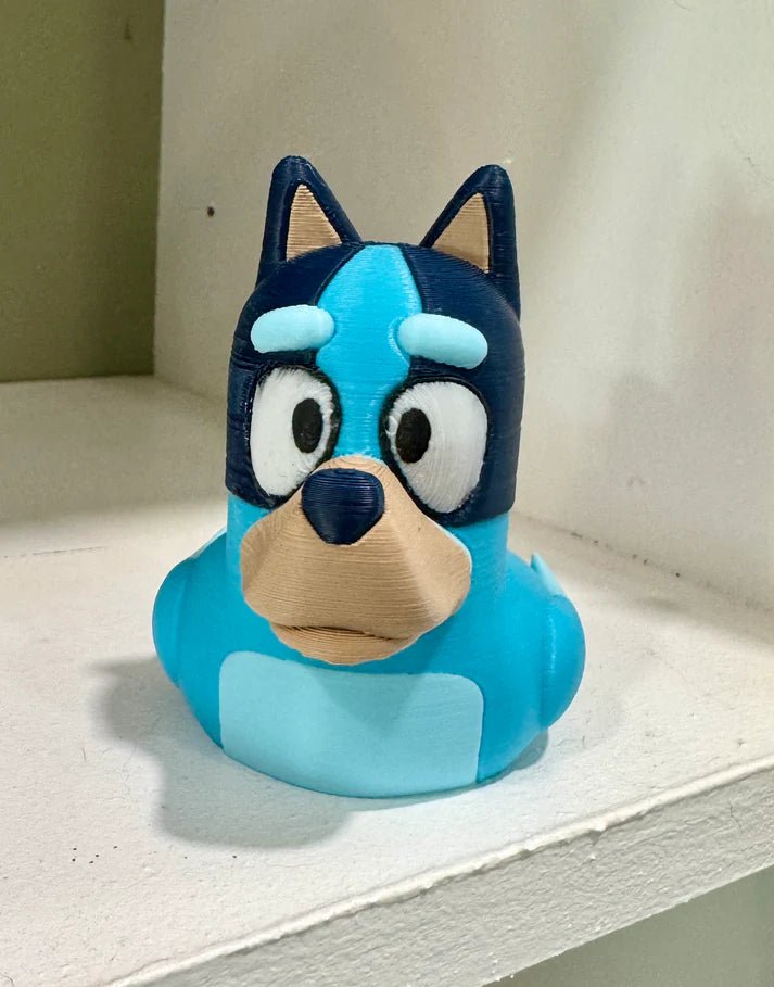 Bluey Dog Cartoon Style Duck - Speedlogix