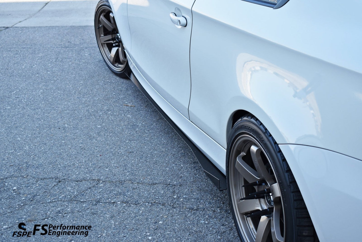 BMW 128i / 135i (2007-2013) Aluminum Side Skirt Extensions