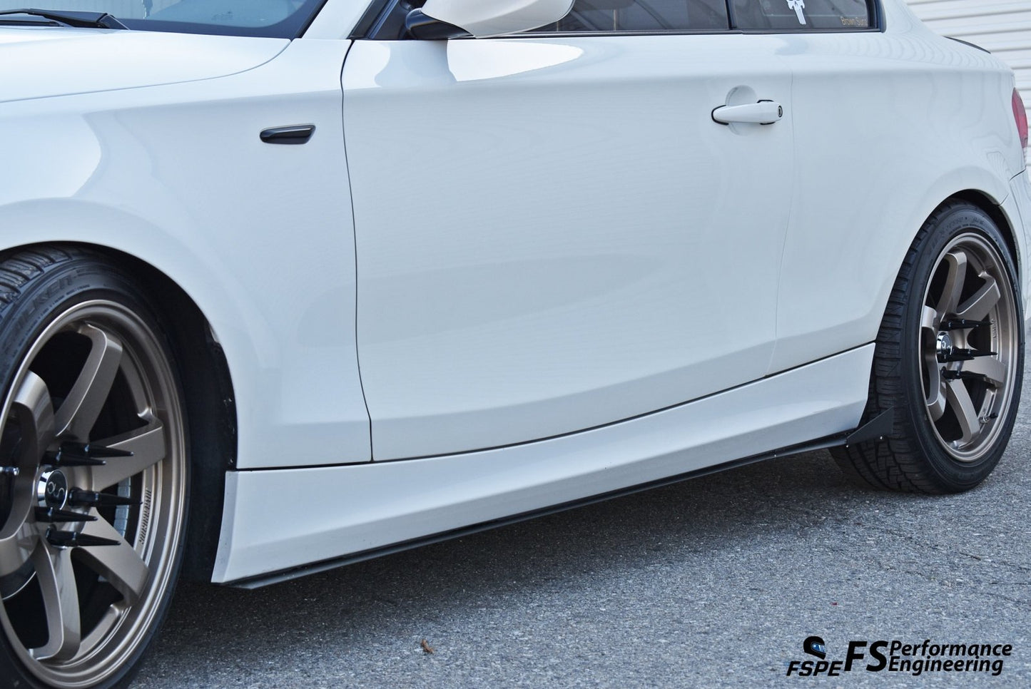 BMW 128i / 135i (2007-2013) Aluminum Side Skirt Extensions