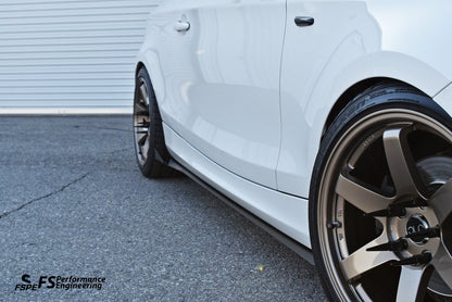 BMW 128i / 135i (2007-2013) Aluminum Side Skirt Extensions