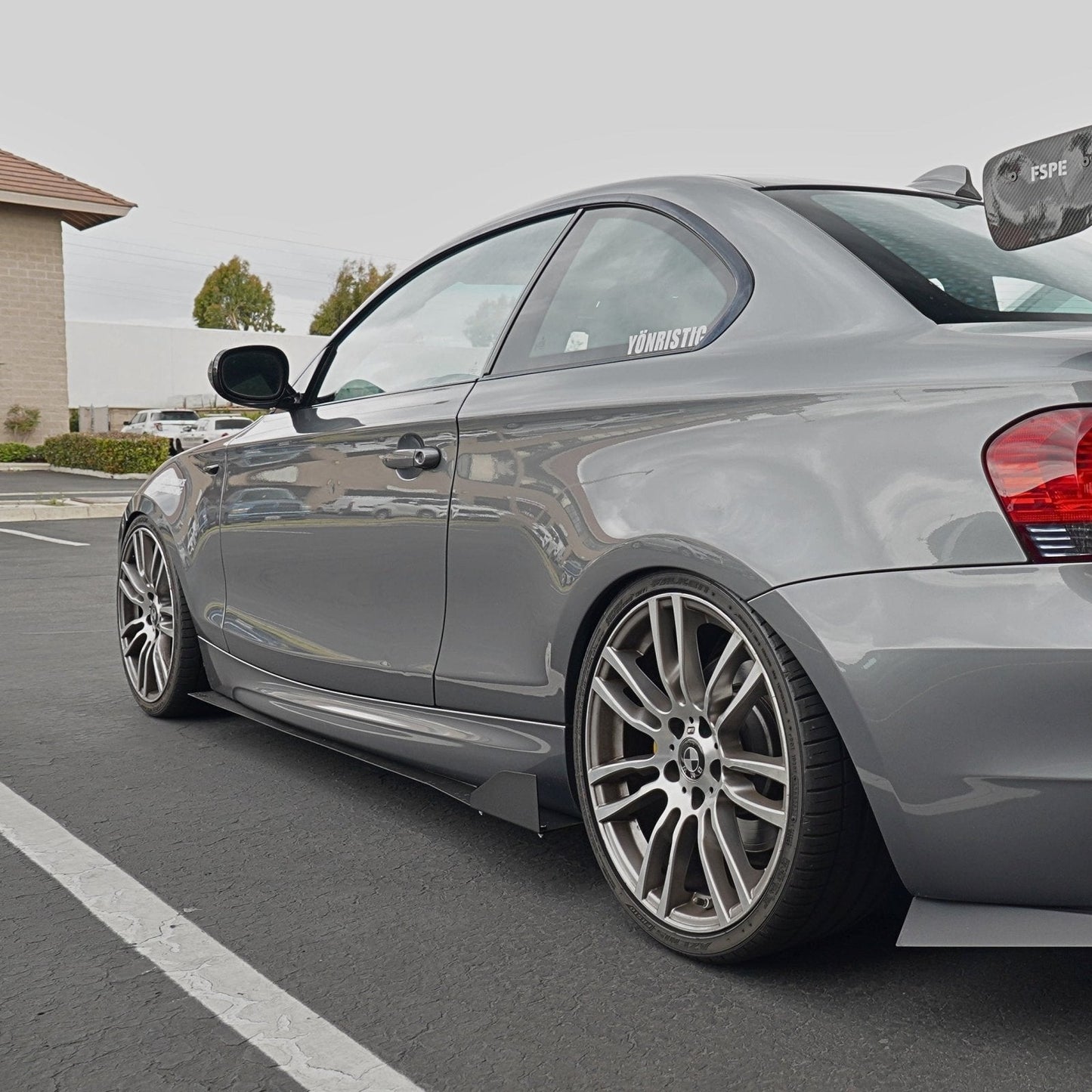 BMW 128i / 135i (2007-2013) E82 Aluminum Side Skirt Extensions V1 & V2