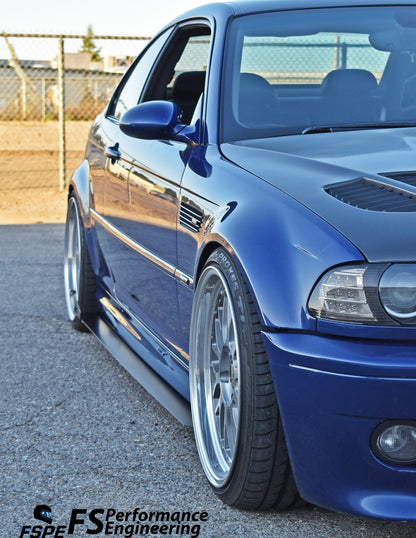 BMW E46 M3 (2000-2006) Side Skirt Extensions V1