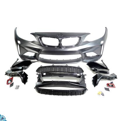 2014-2018 BMW 2 Series (F22/F23) M2 Style Polypropylene Front Bumper Conversion Kit | E3Tuning