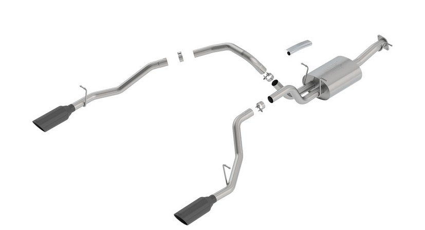 Borla ATAK Cat - Back Exhaust, Black Tips 2019 - 2023 Ram 1500 - Speedlogix