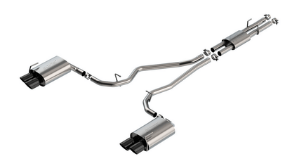 Borla ATAK Cat - Back Exhaust, Black Tips 2020 - 2023 Explorer ST - Speedlogix