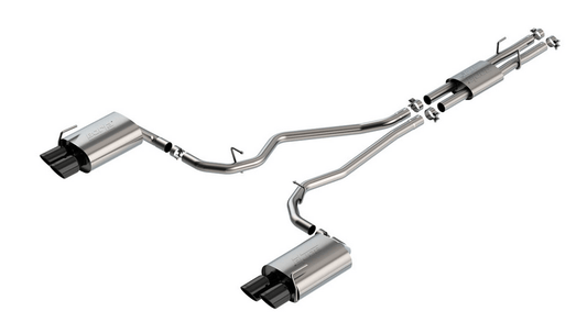 Borla ATAK Cat - Back Exhaust, Black Tips 2020 - 2023 Explorer ST - Speedlogix