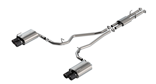 Borla ATAK Cat - Back Exhaust, Carbon Tips 2020 - 2023 Explorer ST - Speedlogix