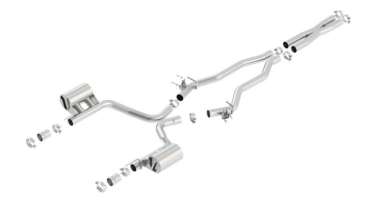 Borla ATAK Cat - Back Exhaust, Valve Simulators 2015 - 2023 Challenger 392/6.4L - Speedlogix