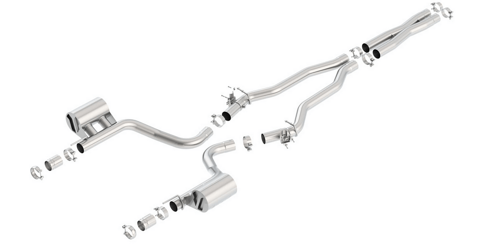 Borla ATAK Cat - Back Exhaust, Valved 2015 - 2023 Challenger 6.2L - Speedlogix