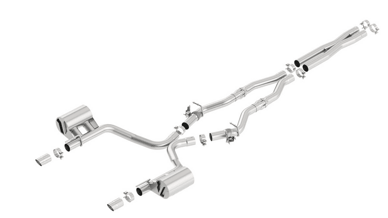 Borla ATAK Cat - Back Exhaust, Valved 2017 - 2023 Charger 5.7L - Speedlogix