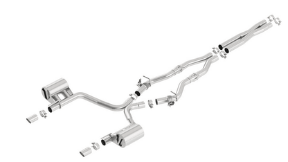 Borla ATAK Cat - Back Exhaust, Valved 2017 - 2023 Charger 5.7L - Speedlogix