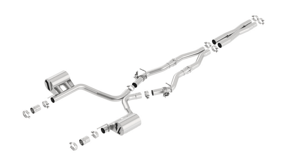 Borla ATAK Exhaust Cat - Back, Valved 2016 - 2023 Challenger 5.7L - Speedlogix