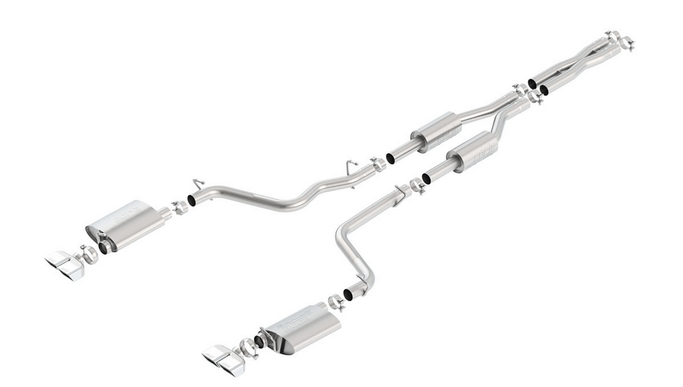 Borla S - TYPE Cat - Back Exhaust 2009 - 2014 Challenger 5.7L - Speedlogix