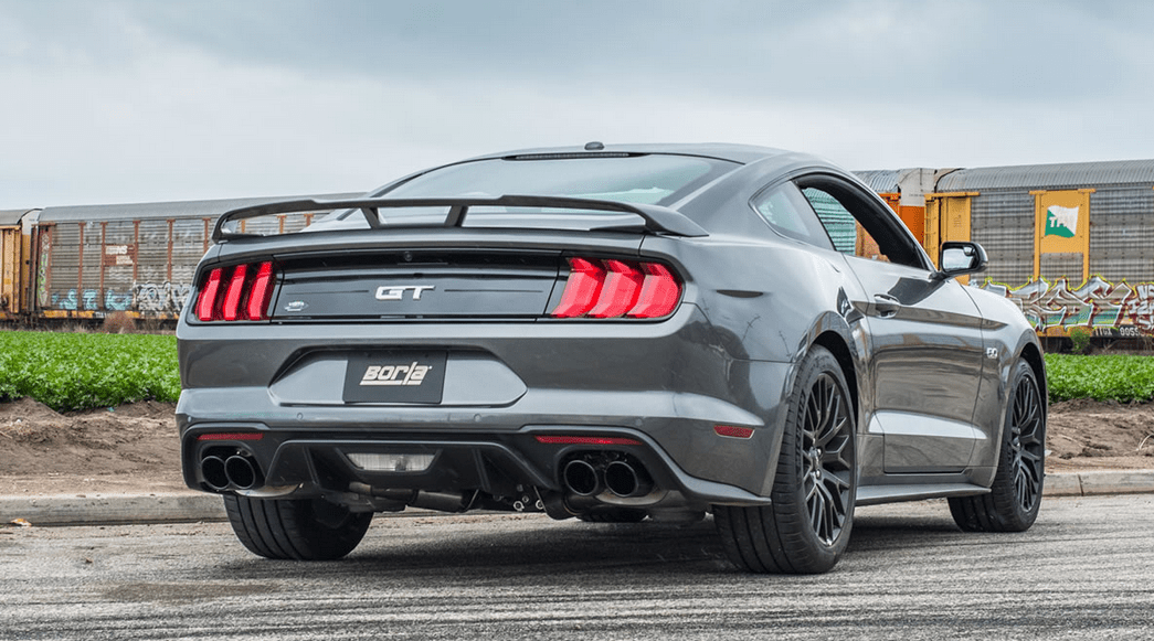 Borla S - TYPE Cat - Back Exhaust, Black Tips, Valved 2018 - 2023 Mustang 5.0L - Speedlogix