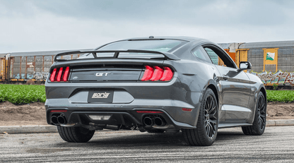 Borla S - TYPE Cat - Back Exhaust, Black Tips, Valved 2018 - 2023 Mustang 5.0L - Speedlogix