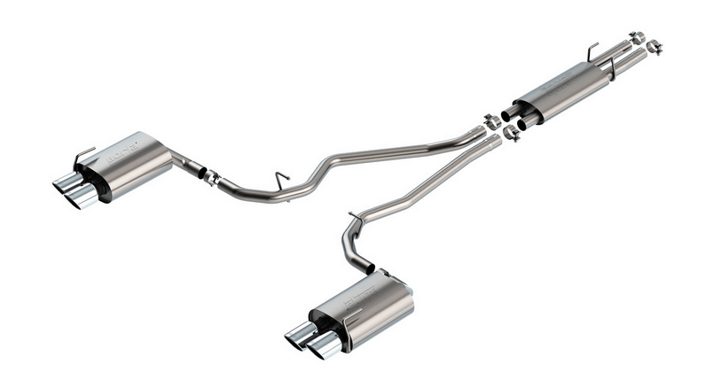 Borla S - TYPE Cat - Back Exhaust, Polished Tips 2020 - 2023 Explorer ST - Speedlogix