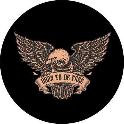 Born To Be Free Fierce American Eagle Bronco Spare Tire Cover - Speedlogix