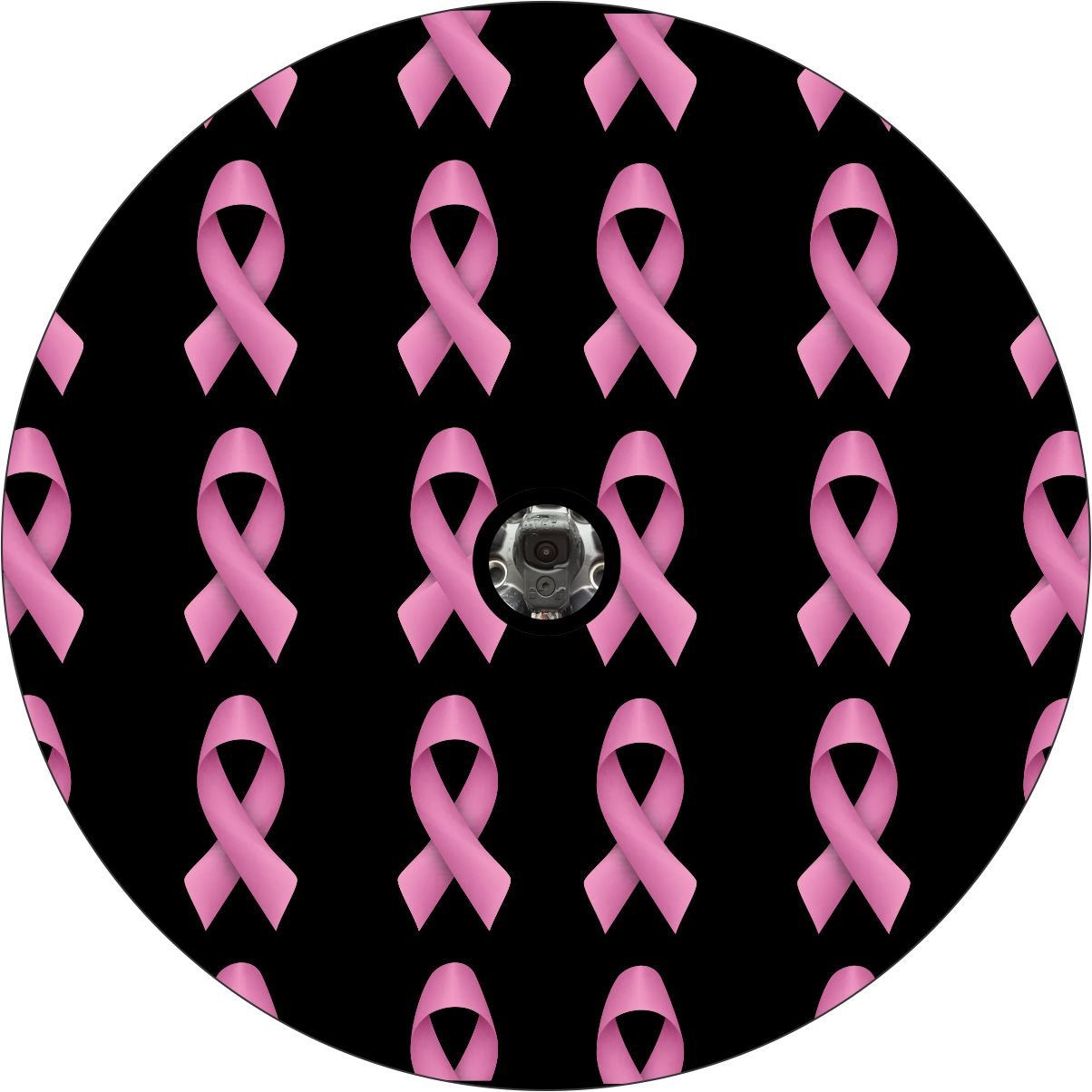 Breast Cancer Awareness Ribbons Bronco Spare Tire Cover - Speedlogix