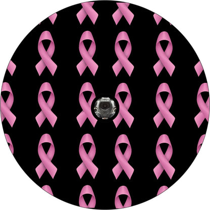 Breast Cancer Awareness Ribbons Bronco Spare Tire Cover - Speedlogix