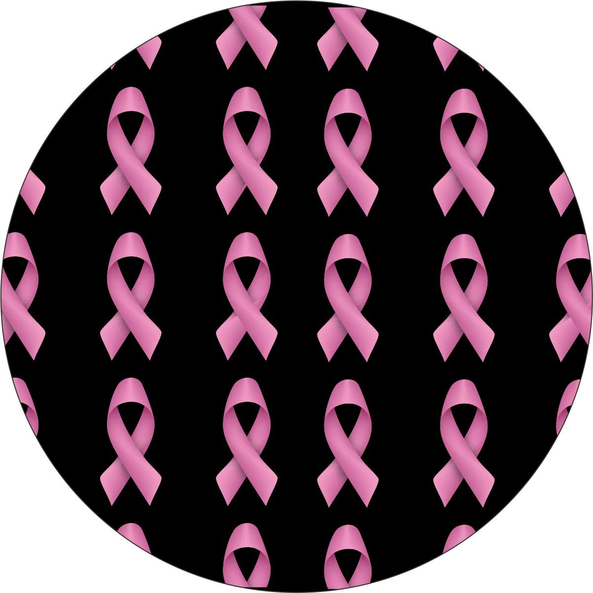 Breast Cancer Awareness Ribbons Bronco Spare Tire Cover - Speedlogix