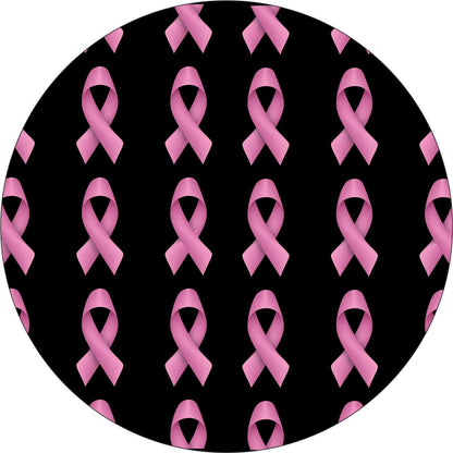 Breast Cancer Awareness Ribbons Bronco Spare Tire Cover - Speedlogix