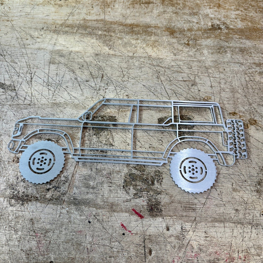 Bronco Aluminum Cut Out - Small - Speedlogix