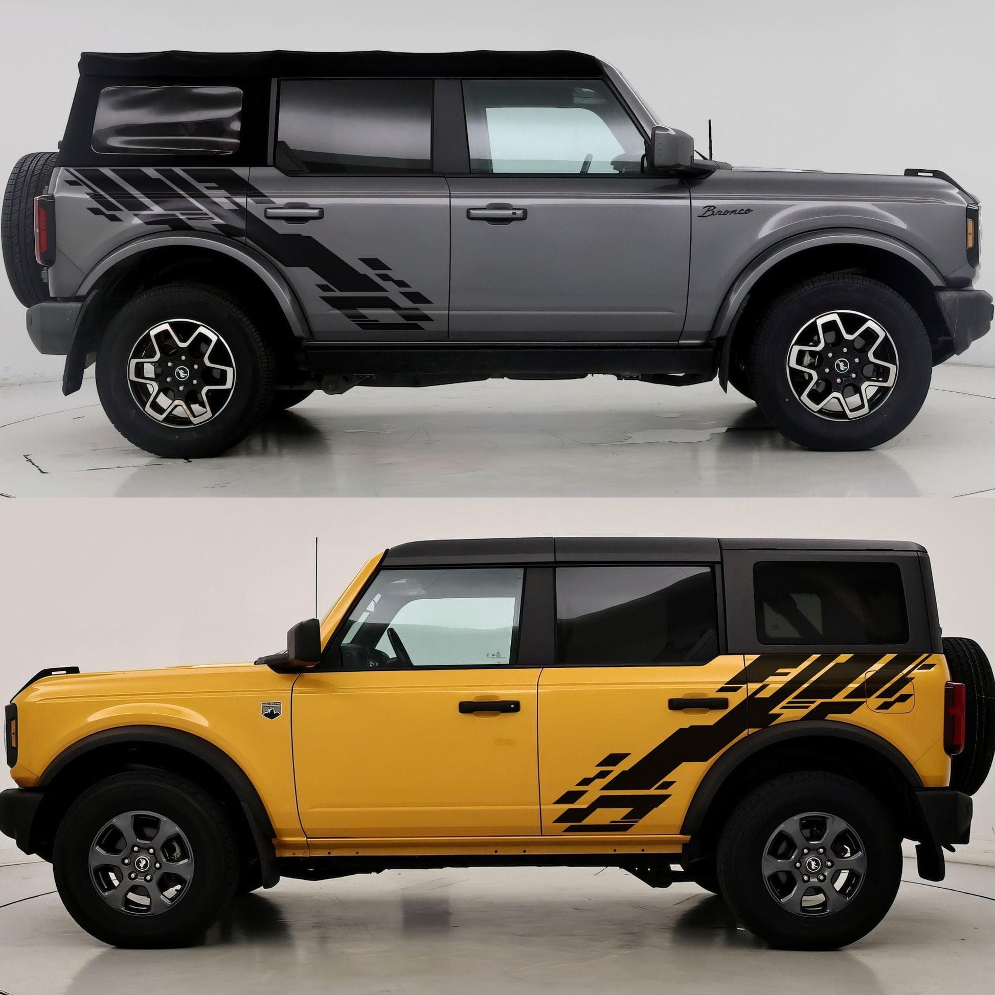 Bronco Digital Glitching Stripes Decal. 6838 - Speedlogix