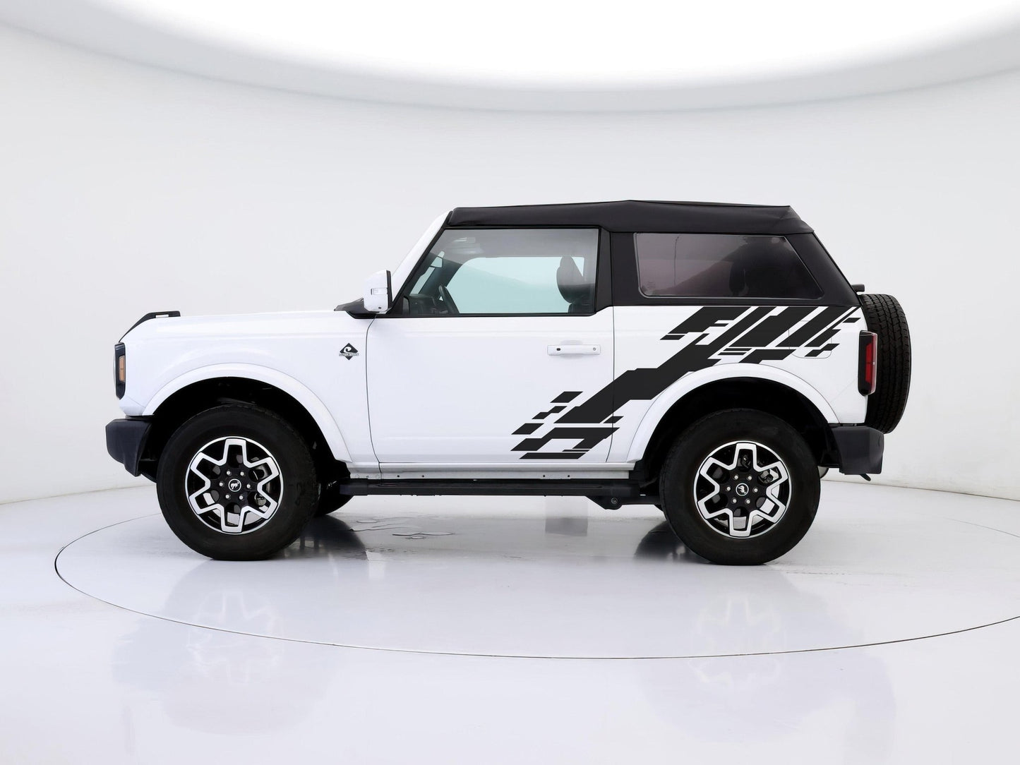 Bronco Digital Glitching Stripes Decal. 6838 - Speedlogix