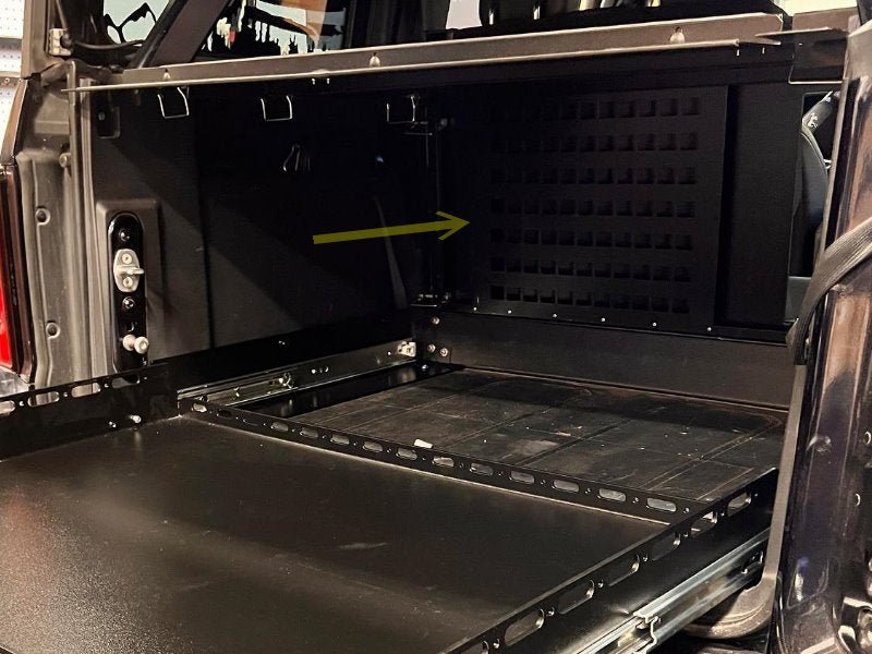 Bronco Forward Wall MOLLE Panel - Speedlogix