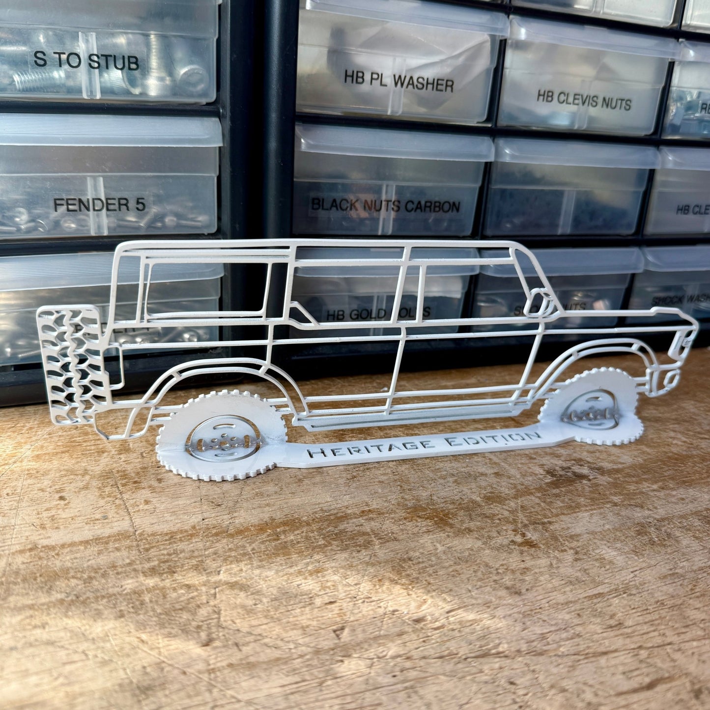 Bronco Heritage Aluminum Cut Out - Speedlogix