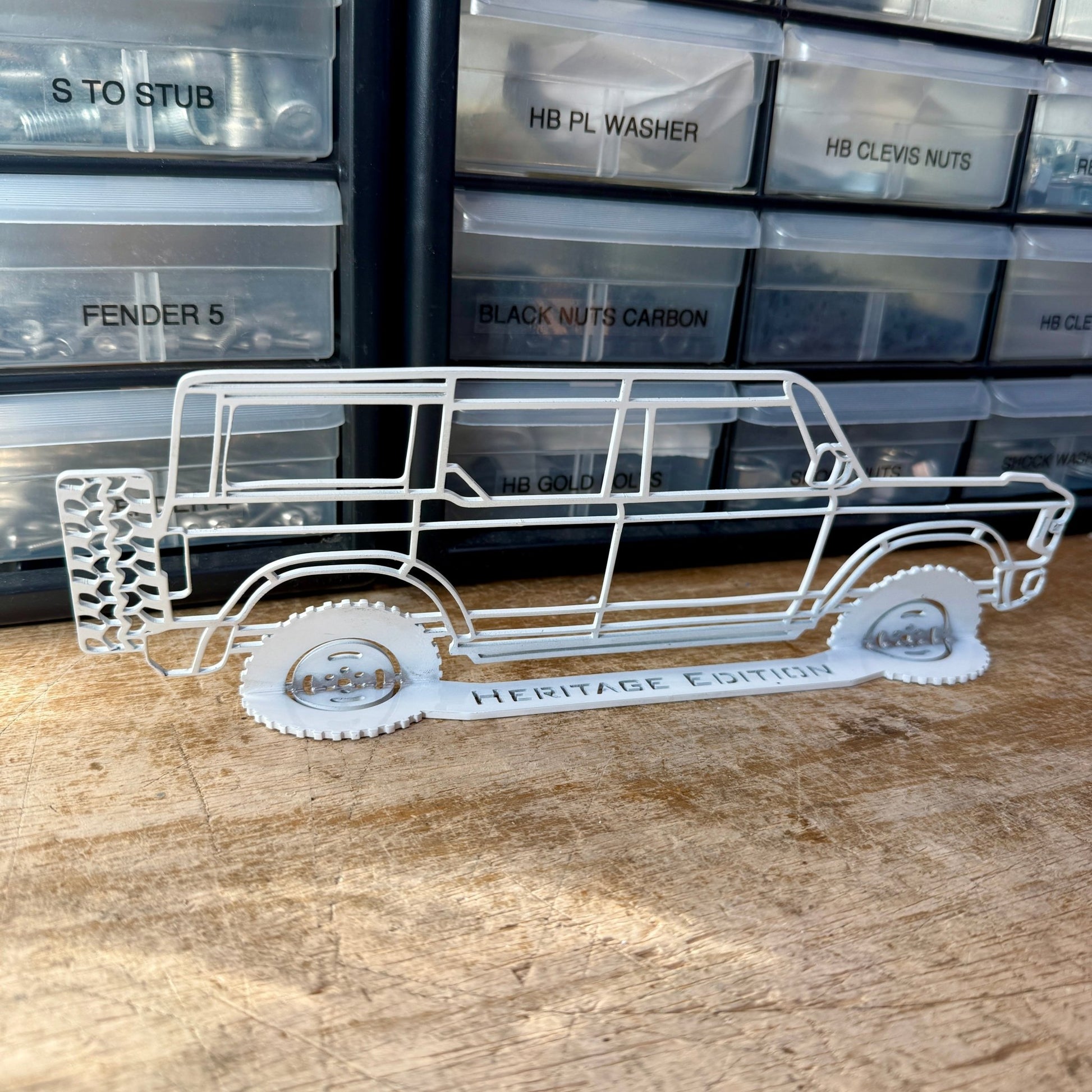 Bronco Heritage Aluminum Cut Out - Speedlogix