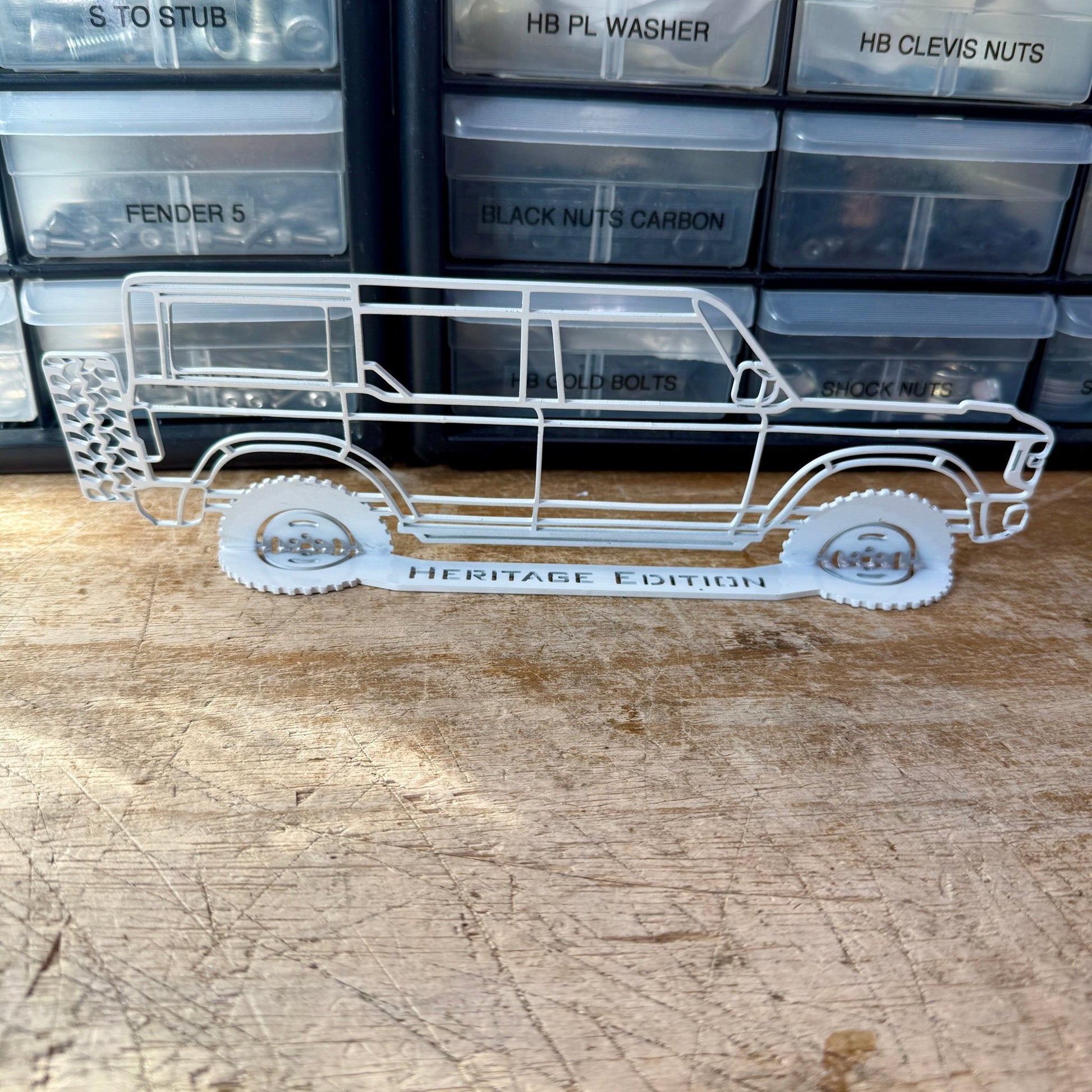 Bronco Heritage Aluminum Cut Out - Speedlogix