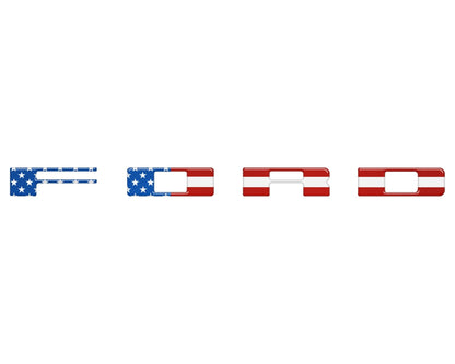 Bronco Heritage Grille Letter Overlays Fits 2023 - 2026 Ford Bronco - Speedlogix