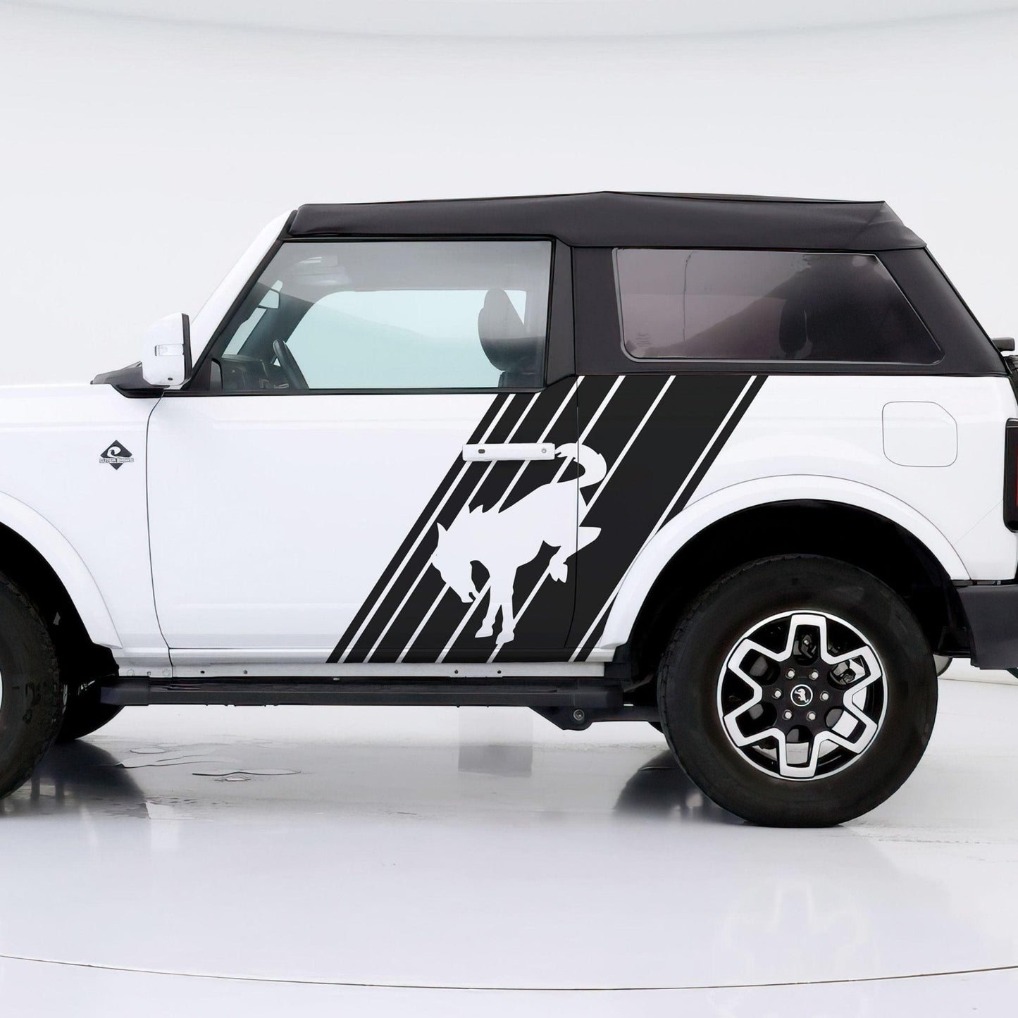 Bronco Horse Side Panel Car Graphic Sticker. 6952 - Speedlogix