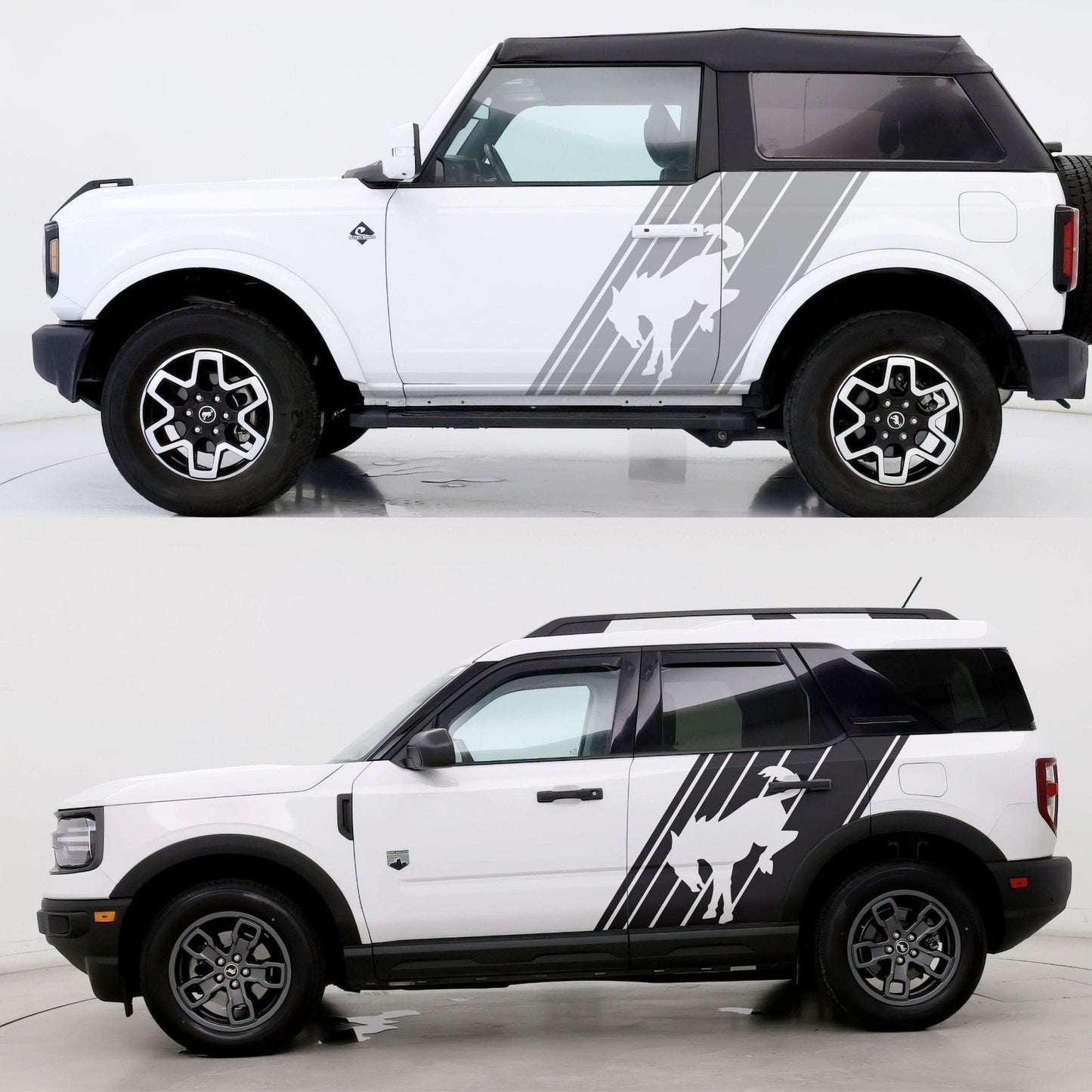 Bronco Horse Side Panel Car Graphic Sticker. 6952 - Speedlogix