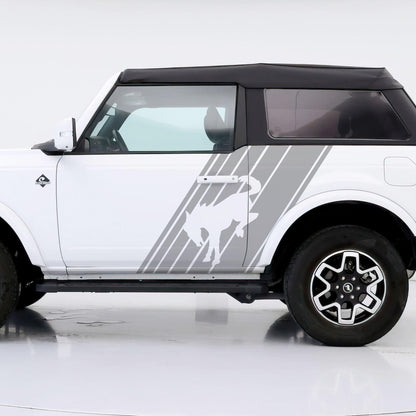 Bronco Horse Side Panel Car Graphic Sticker. 6952 - Speedlogix