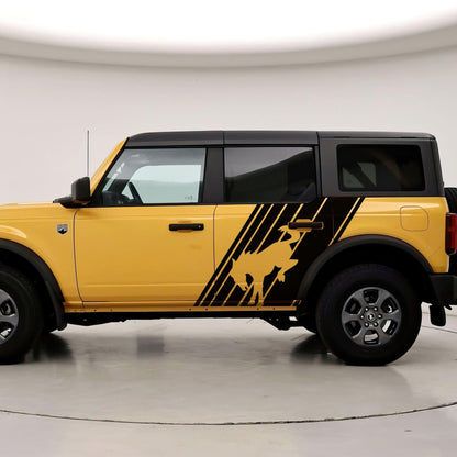 Bronco Horse Side Panel Car Graphic Sticker. 6952 - Speedlogix