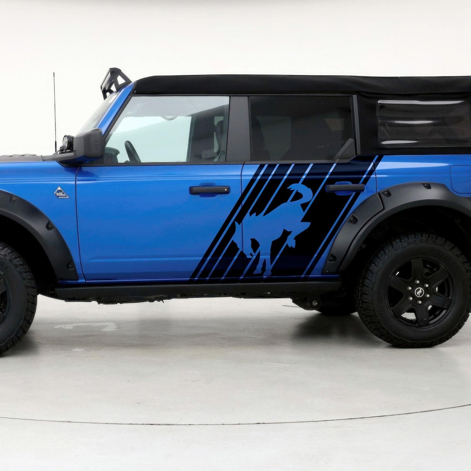Bronco Horse Side Panel Car Graphic Sticker. 6952 - Speedlogix
