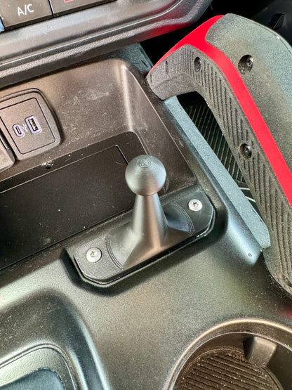 Bronco Interior Console Plate Cell Phone Mount - Speedlogix