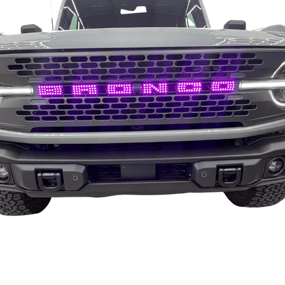 Bronco LED Emblem Letters (Multicolor Flow) - Speedlogix