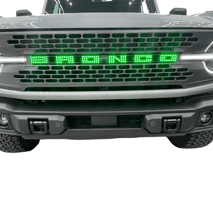 Bronco LED Emblem Letters (Multicolor Flow) - Speedlogix