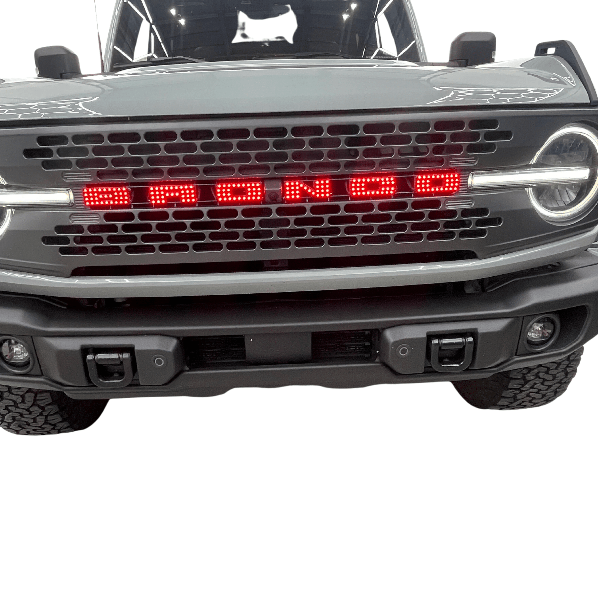 Bronco LED Emblem Letters (Multicolor Flow) - Speedlogix