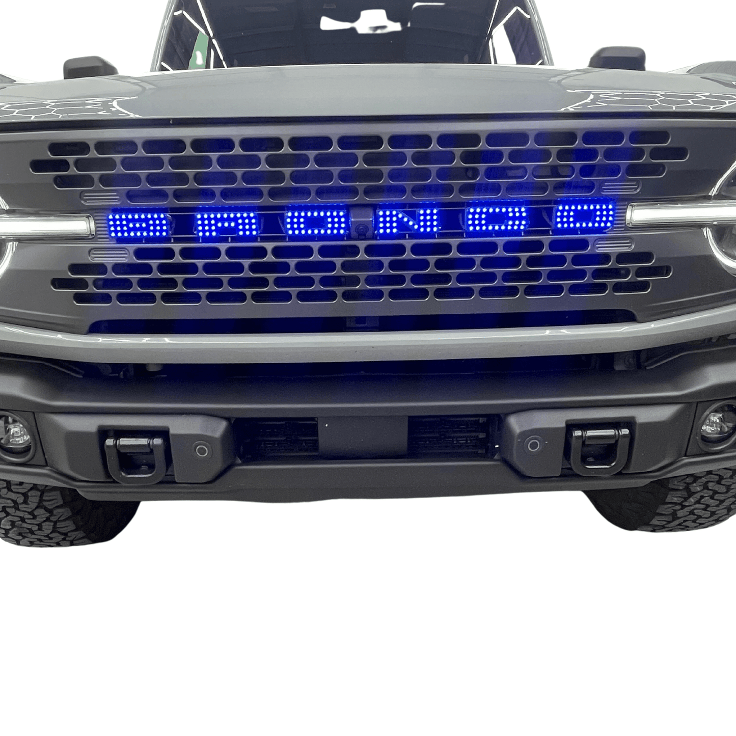 Bronco LED Emblem Letters (Multicolor Flow) - Speedlogix