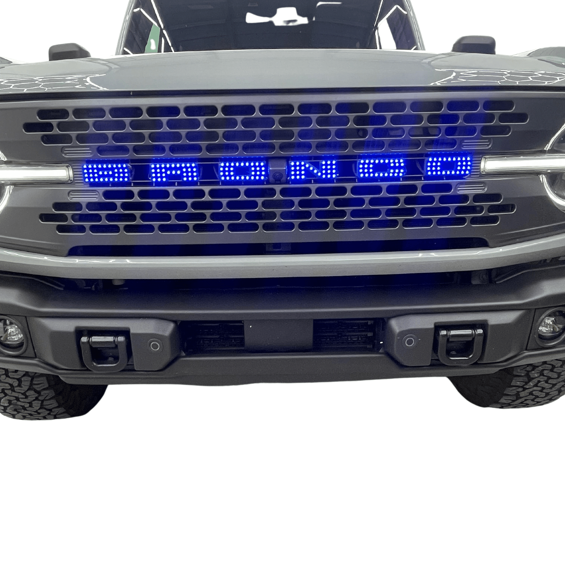 Bronco LED Emblem Letters (Multicolor Flow) - Speedlogix