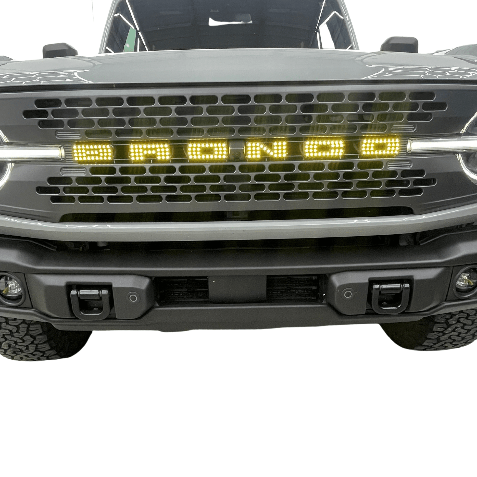 Bronco LED Emblem Letters (Multicolor Flow) - Speedlogix